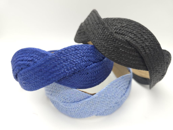 Preview: Bast Haarreifen geflochten